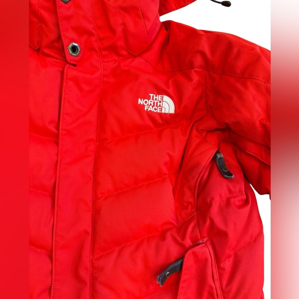 Vintage The North Face Gotham Jacket Women’s XS Red Puffer Argyle Y2K Snow Bunny - Picture 4 of 9